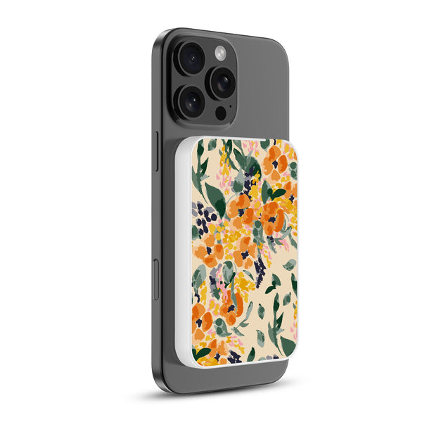 MyBat Design Lab 5000mAh Magnetic Wireless Power Bank - White - Marigold Mix - MPBBAT132-WH-434-2.jpg