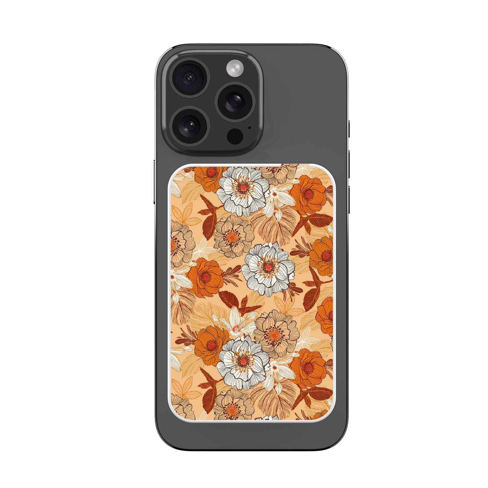 MyBat Design Lab 5000mAh Magnetic Wireless Power Bank - White - Retro Bouquet - MPBBAT132-WH-440-3.jpg