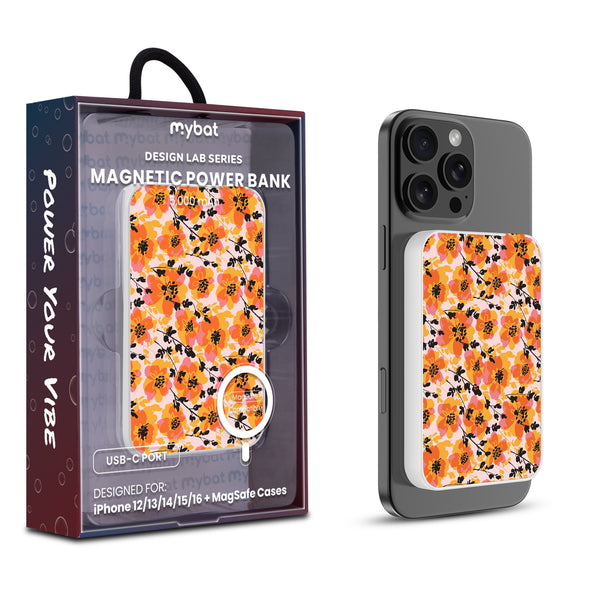 MyBat Design Lab 5000mAh Magnetic Wireless Power Bank - White - Marmalade Meadow - MPBBAT132-WH-447-1.jpg