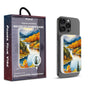 MyBat Design Lab 5000mAh Magnetic Wireless Power Bank - White - Impressionist Foliage