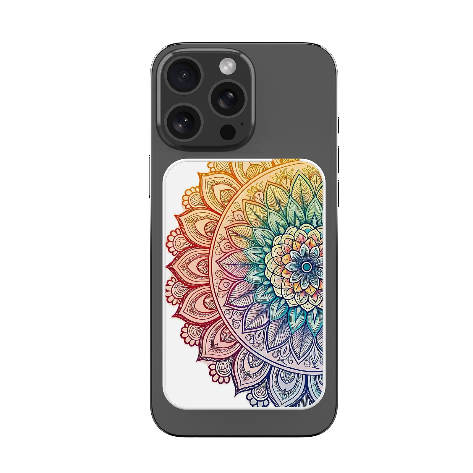MyBat Design Lab 5000mAh Magnetic Wireless Power Bank - White - Rainbow Mandala - MPBBAT132-WH-457-3.jpg