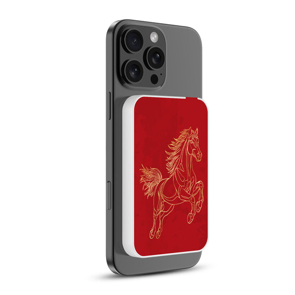 MyBat Design Lab 5000mAh Magnetic Wireless Power Bank - White - Fire Horse - MPBBAT132-WH-460-2.jpg