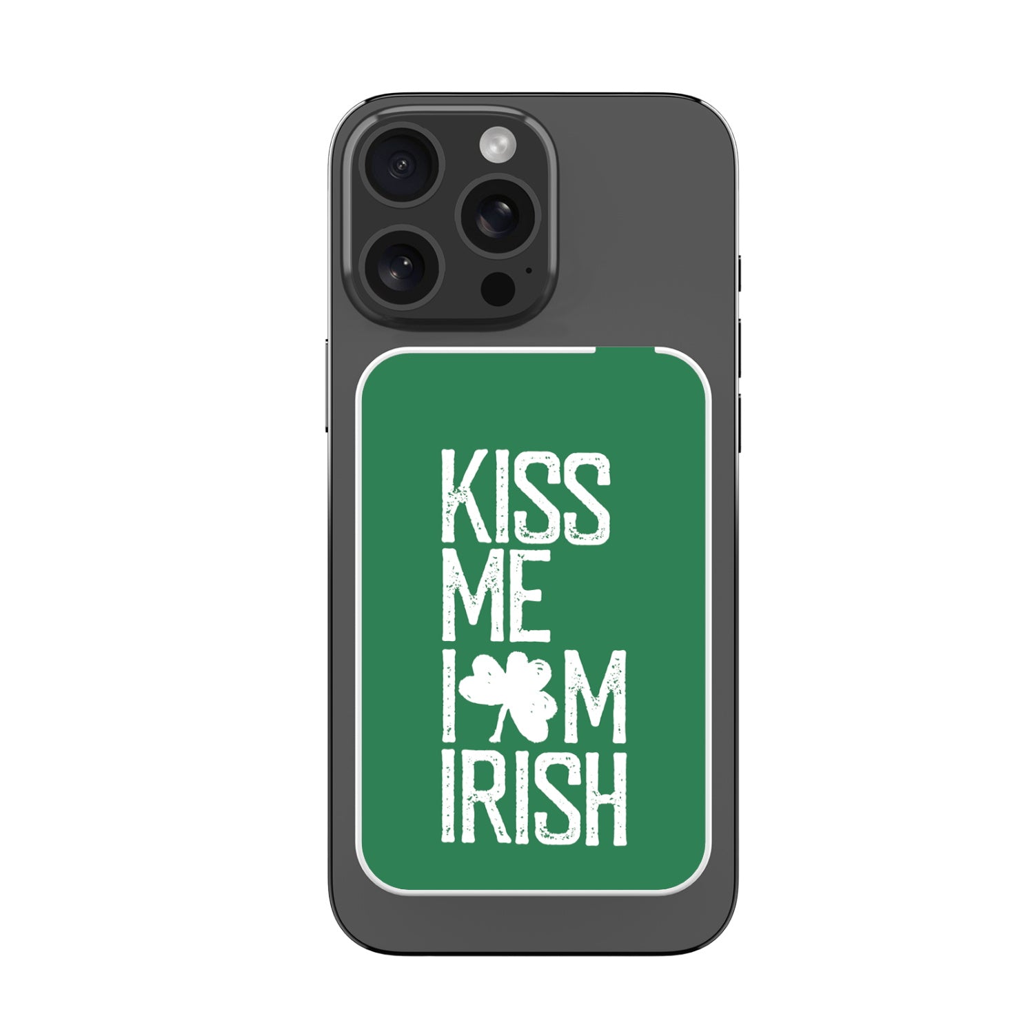 MyBat Design Lab 5000mAh Magnetic Wireless Power Bank - White - Kiss Me I'm Irish - MPBBAT132-WH-465-3.jpg