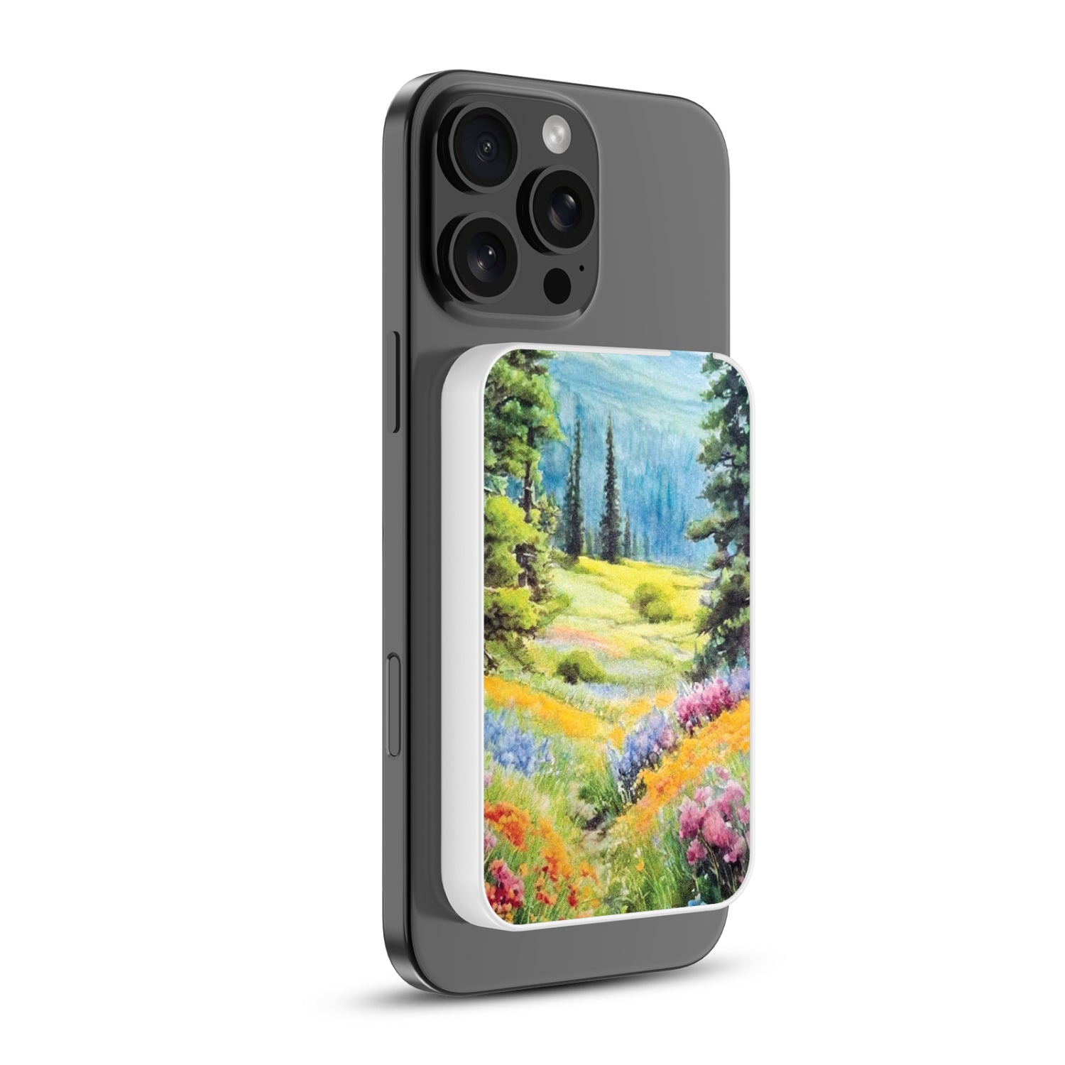MyBat Design Lab 5000mAh Magnetic Wireless Power Bank - White - Nature's Canvas - MPBBAT132-WH-468-2.jpg