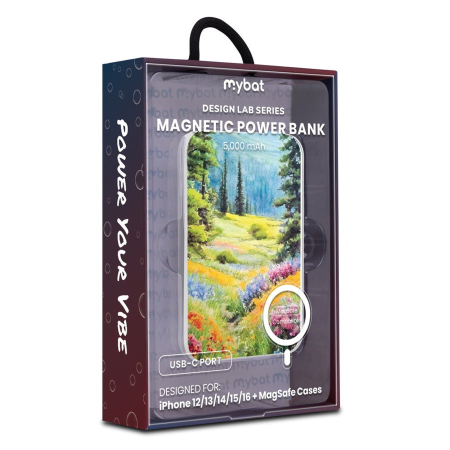 MyBat Design Lab 5000mAh Magnetic Wireless Power Bank - White - Nature's Canvas - MPBBAT132-WH-468-9.jpg