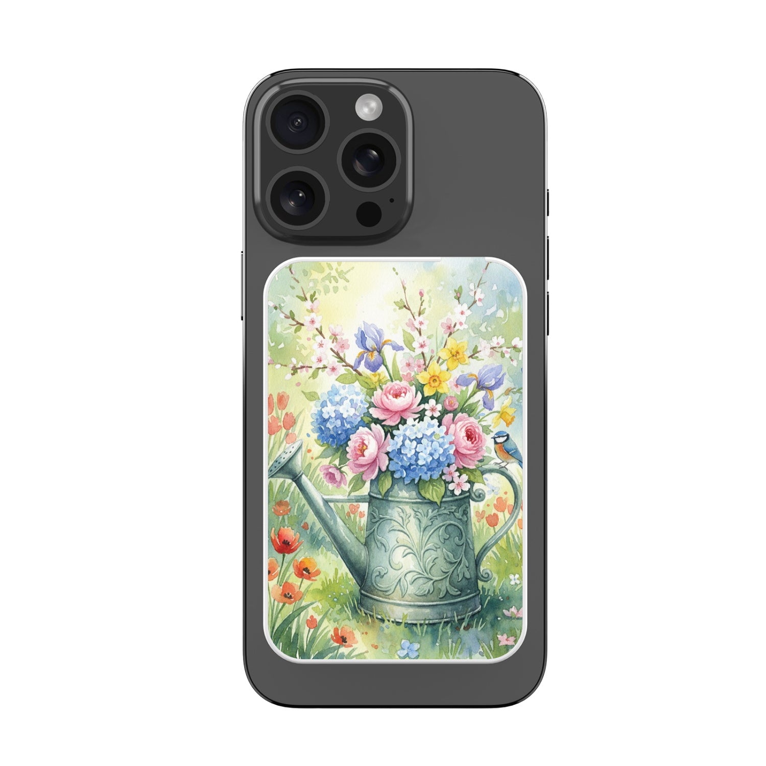MyBat Design Lab 5000mAh Magnetic Wireless Power Bank - White - Backyard Bouquet - MPBBAT132-WH-469-3.jpg