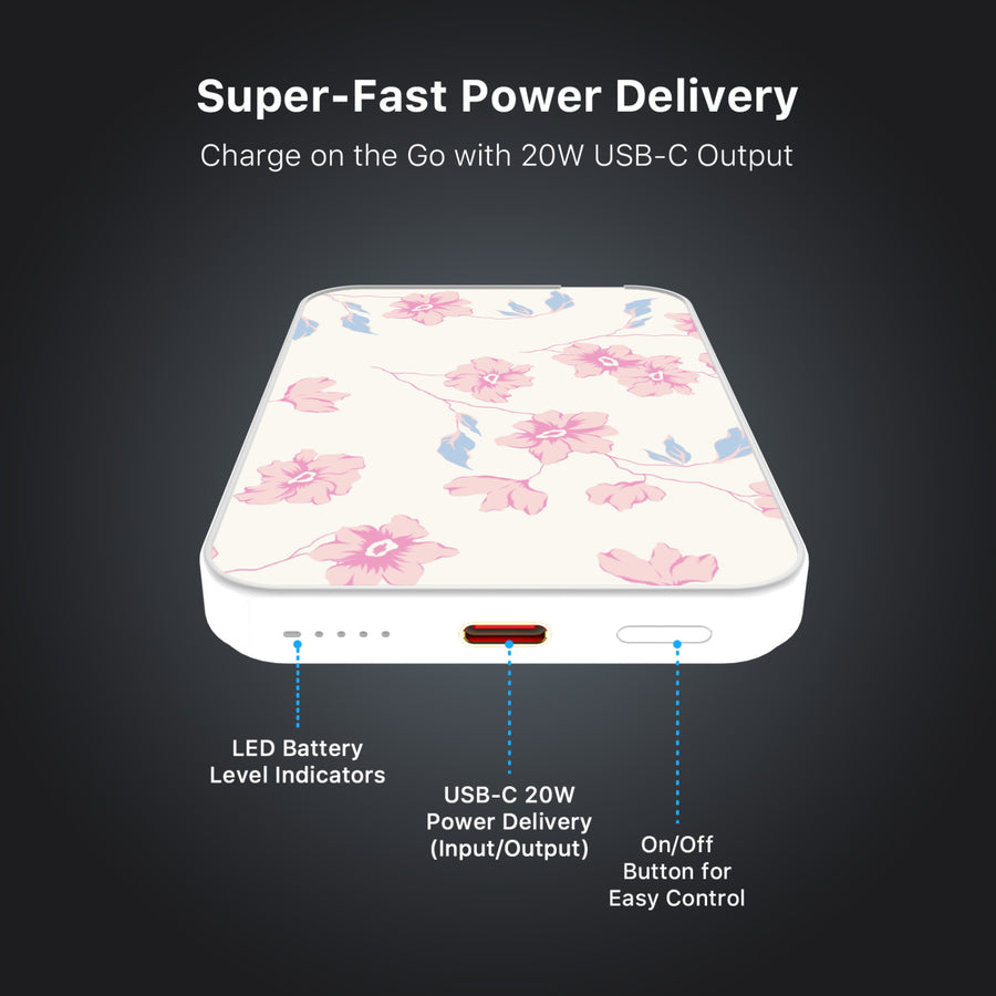MyBat Design Lab 5000mAh Magnetic Wireless Power Bank - White - Rose Mallow - MPBBAT132-WH-474-7.jpg