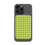MyBat Design Lab 5000mAh Magnetic Wireless Power Bank - White - Green Gingham - MPBBAT132-WH-476-3.jpg