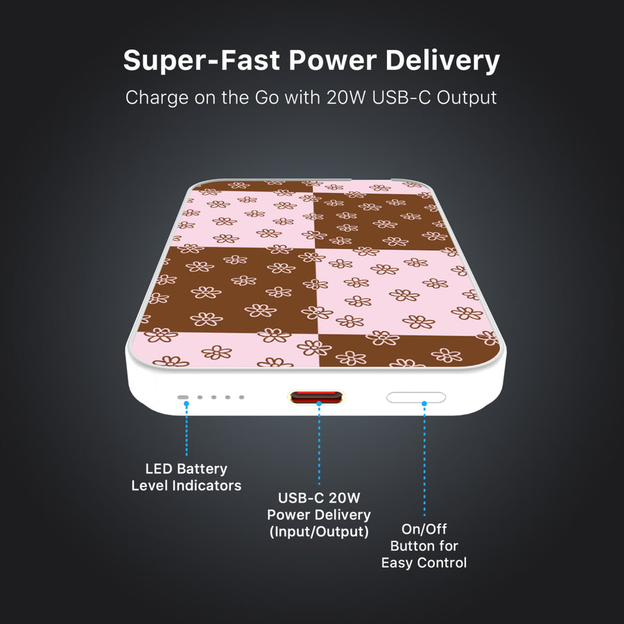 MyBat Design Lab 5000mAh Magnetic Wireless Power Bank - White - Flower Patches - MPBBAT132-WH-484-7.jpg