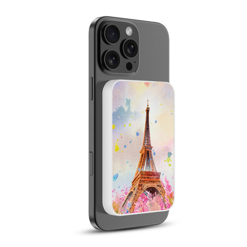 MyBat Design Lab 5000mAh Magnetic Wireless Power Bank - White - Spring in Paris - MPBBAT132-WH-485-2.jpg
