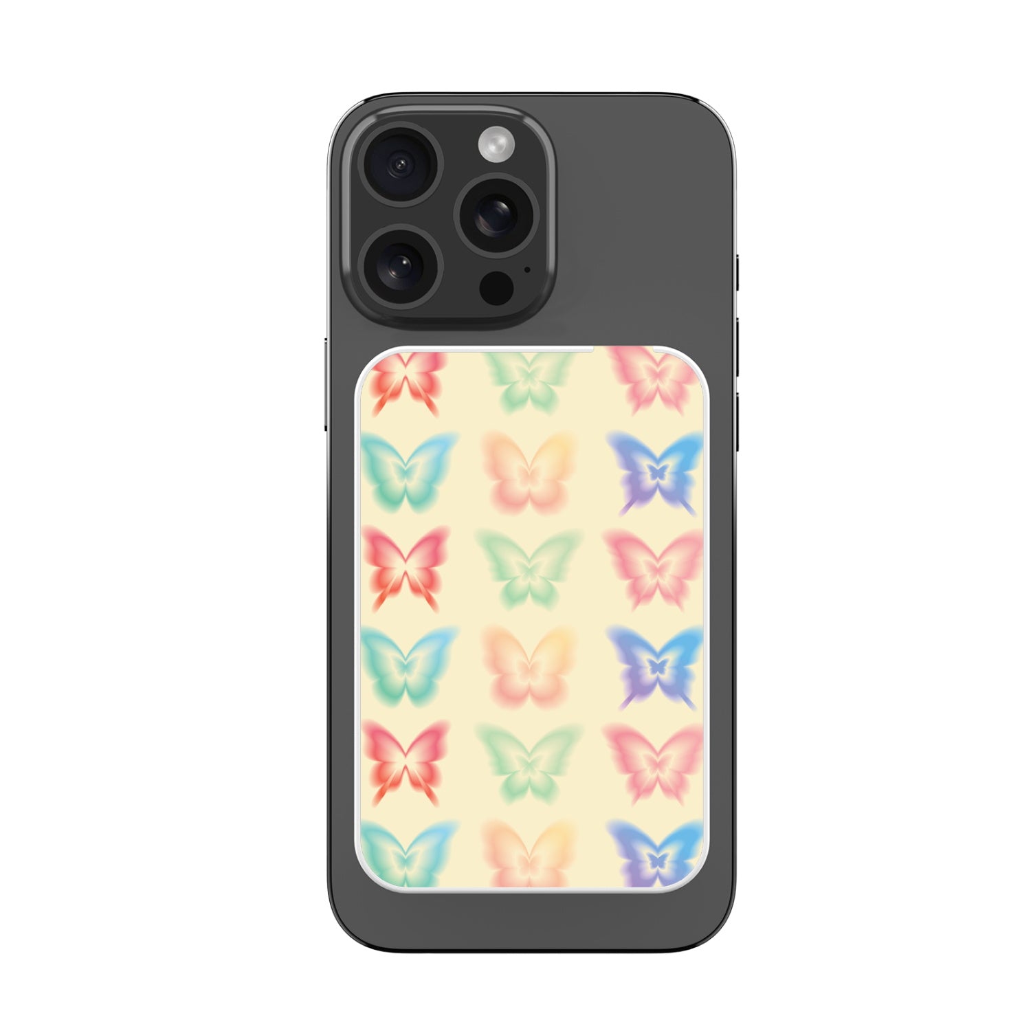 MyBat Design Lab 5000mAh Magnetic Wireless Power Bank - White - Technicolor Butterflies - MPBBAT132-WH-487-3.jpg