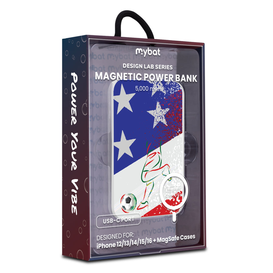 MyBat Design Lab 5000mAh Magnetic Wireless Power Bank - White – USA Soccer - MPBBAT132-WH-505-9.jpg