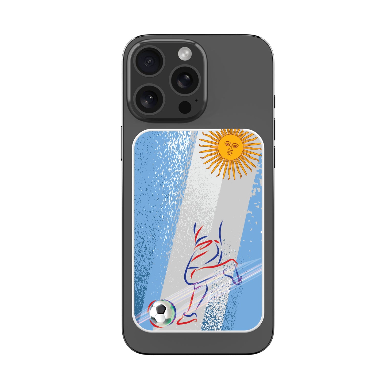 MyBat Design Lab 5000mAh Magnetic Wireless Power Bank - White – Argentina Soccer - MPBBAT132-WH-508-3.jpg