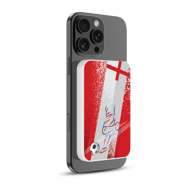 MyBat Design Lab 5000mAh Magnetic Wireless Power Bank - White – England Soccer - MPBBAT132-WH-510-2.jpg