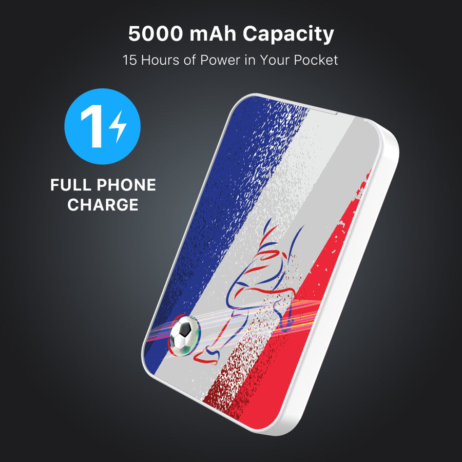 MyBat Design Lab 5000mAh Magnetic Wireless Power Bank - White – France Soccer - MPBBAT132-WH-511-8.jpg