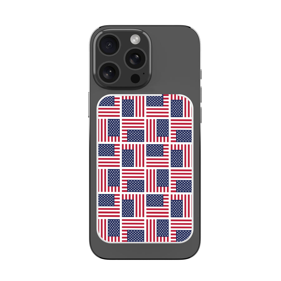 MyBat Design Lab 5000mAh Magnetic Wireless Power Bank - White – Flag Patchwork - MPBBAT132-WH-519-2.JPG