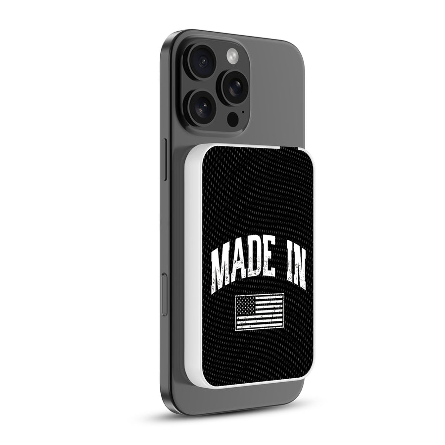 MyBat Design Lab 5000mAh Magnetic Wireless Power Bank - White – American Made - MPBBAT132-WH-520-1.JPG