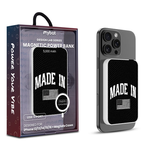 MyBat Design Lab 5000mAh Magnetic Wireless Power Bank - White – American Made - MPBBAT132-WH-520.JPG