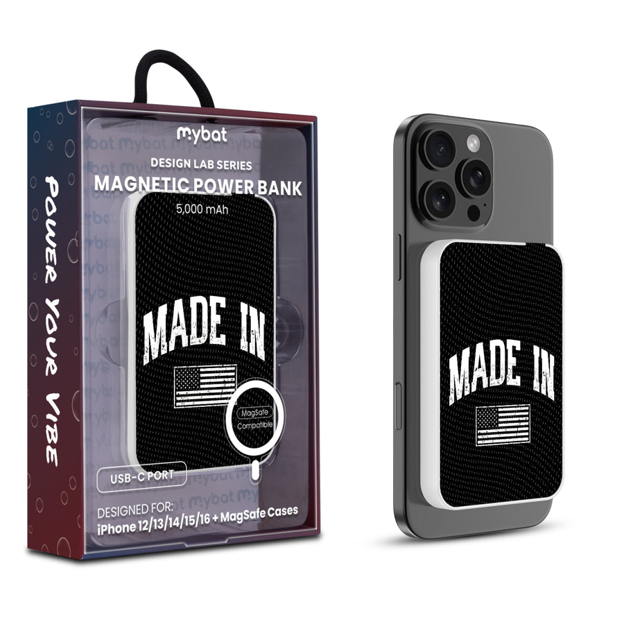 MyBat Design Lab 5000mAh Magnetic Wireless Power Bank - White – American Made - MPBBAT132-WH-520.JPG