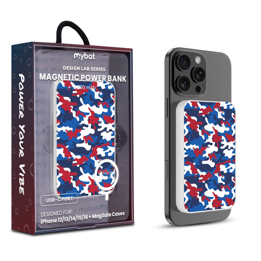 MyBat Design Lab 5000mAh Magnetic Wireless Power Bank - White – Patriot Camo - MPBBAT132-WH-521.JPG