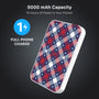 MyBat Design Lab 5000mAh Magnetic Wireless Power Bank - White – Americana Plaid - MPBBAT132-WH-523-7.JPG