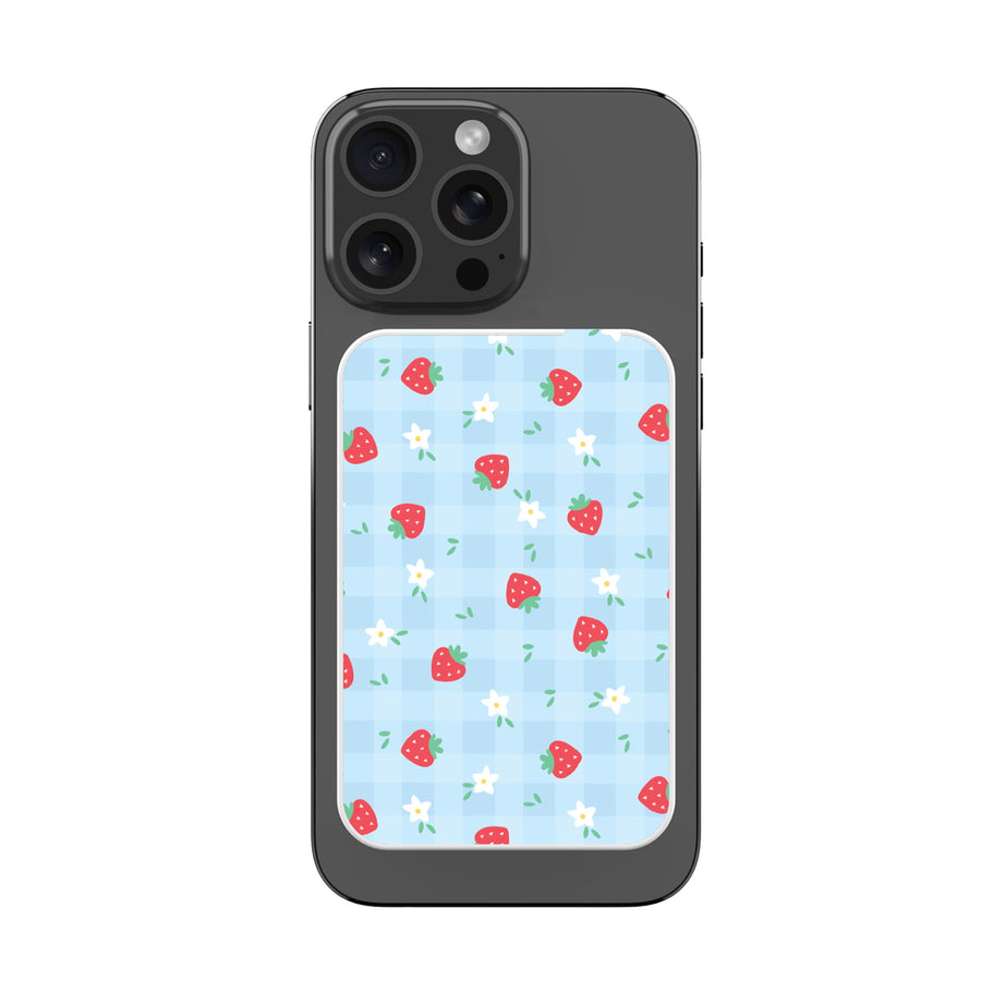 MyBat Design Lab 5000mAh Magnetic Wireless Power Bank - White – Sweet Strawberry - MPBBAT132-WH-525-2.JPG