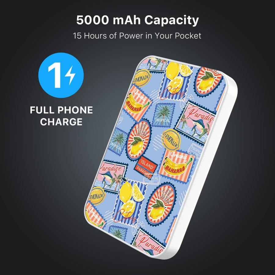 MyBat Design Lab 5000mAh Magnetic Wireless Power Bank - White – Summer Stamps - MPBBAT132-WH-537-7.JPG