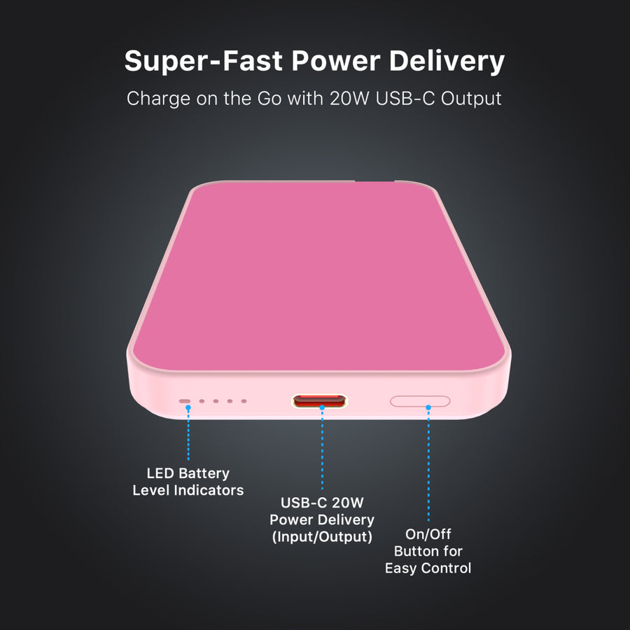 MyBat Design Lab 5000mAh Magnetic Wireless Power Bank - Pink / Pink - MPBBAT133-D04-7.jpg
