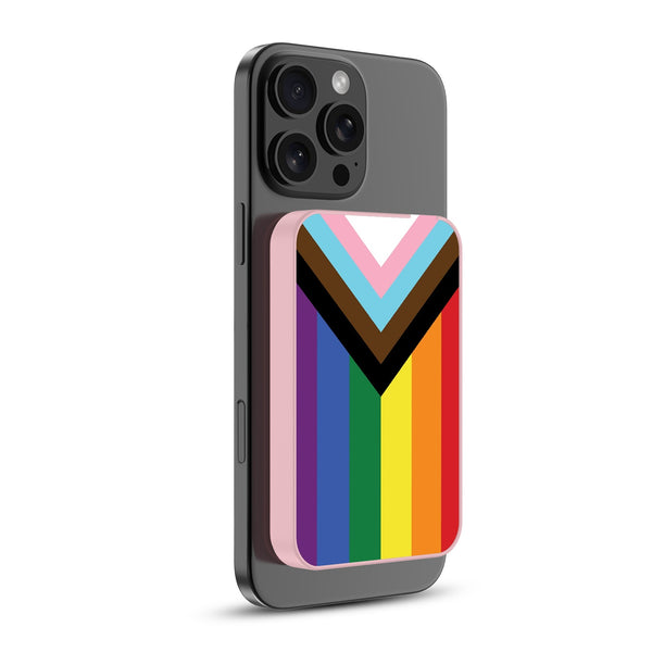 MyBat Design Lab 5000mAh Magnetic Wireless Power Bank - Pink - LGBTQ+ Flag - MPBBAT133-PK-034-2.jpg