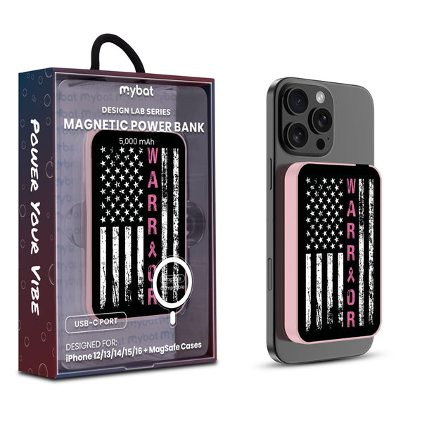 MyBat Design Lab 5000mAh Magnetic Wireless Power Bank - Pink - Pink Ribbon - MPBBAT133-PK-035-1.jpg