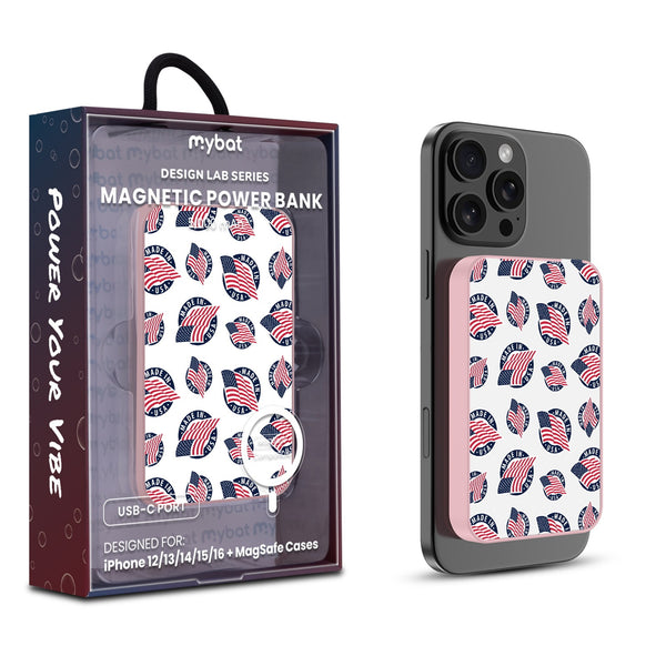 MyBat Design Lab 5000mAh Magnetic Wireless Power Bank - Pink - Made in the USA - MPBBAT133-PK-039-1.jpg