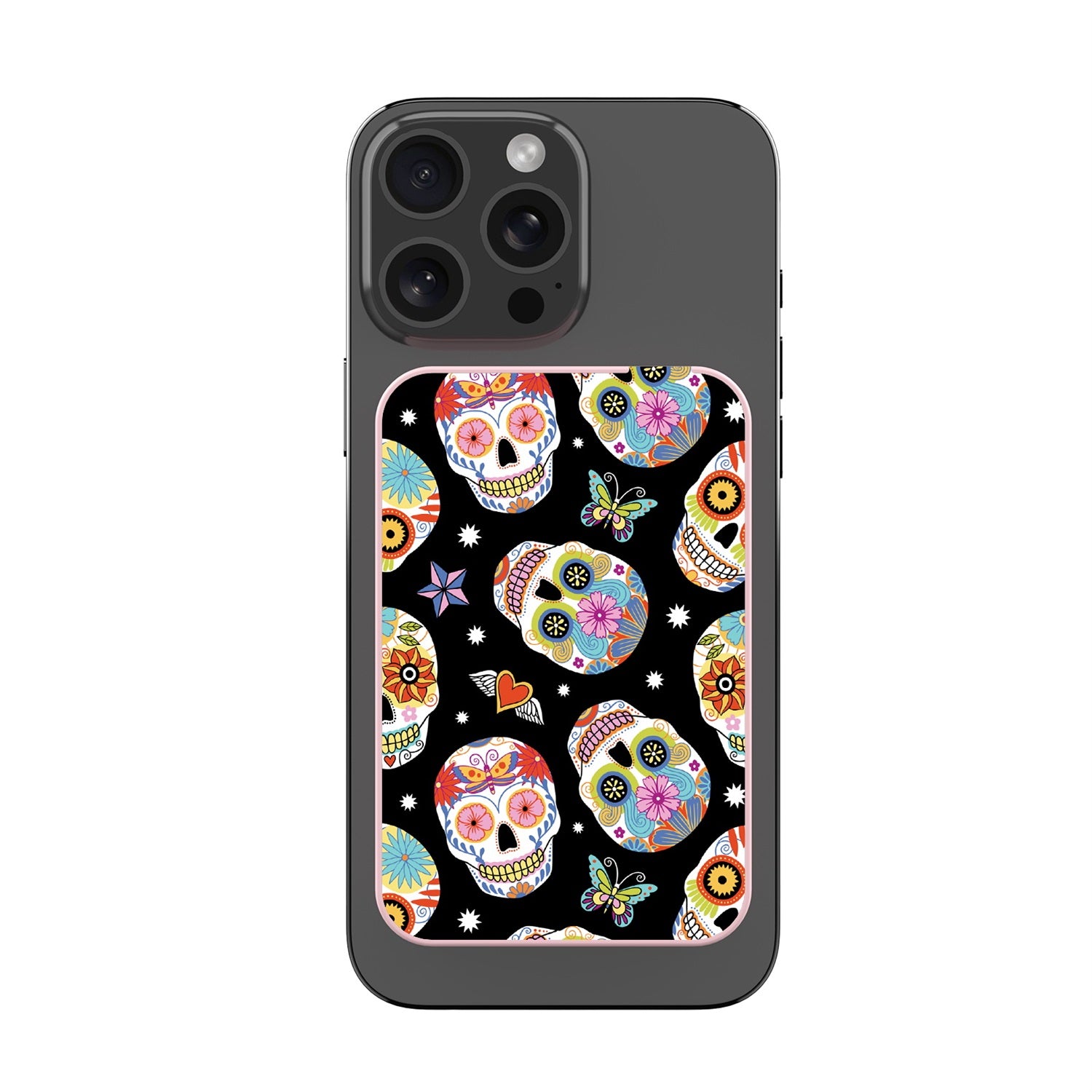 MyBat Design Lab 5000mAh Magnetic Wireless Power Bank - Pink - Day of the Dead - MPBBAT133-PK-056-3.jpg