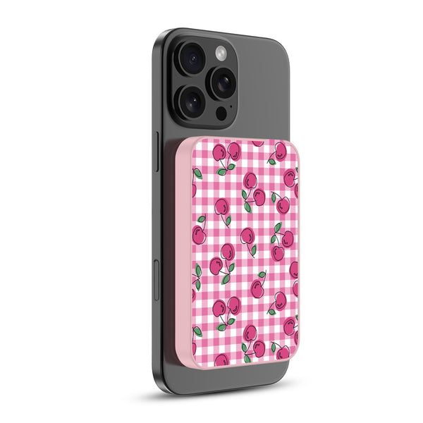 MyBat Design Lab 5000mAh Magnetic Wireless Power Bank - Pink - Pink Cherries - MPBBAT133-PK-100-2.jpg