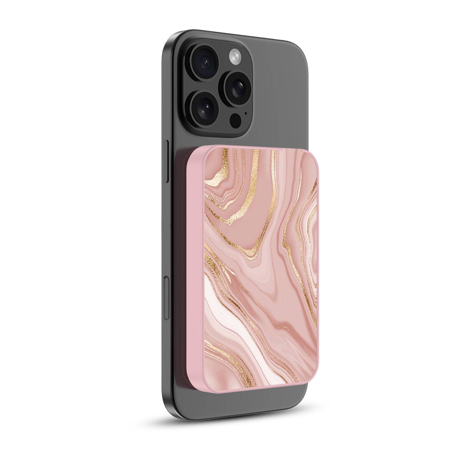 MyBat Design Lab 5000mAh Magnetic Wireless Power Bank - Pink - Pink Marble - MPBBAT133-PK-107-2.jpg