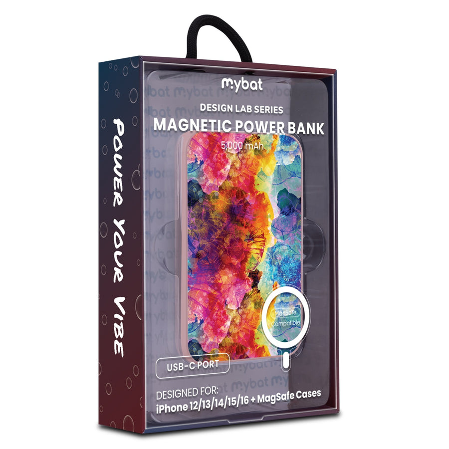 MyBat Design Lab 5000mAh Magnetic Wireless Power Bank - Pink - Color Burst - MPBBAT133-PK-108-9.jpg