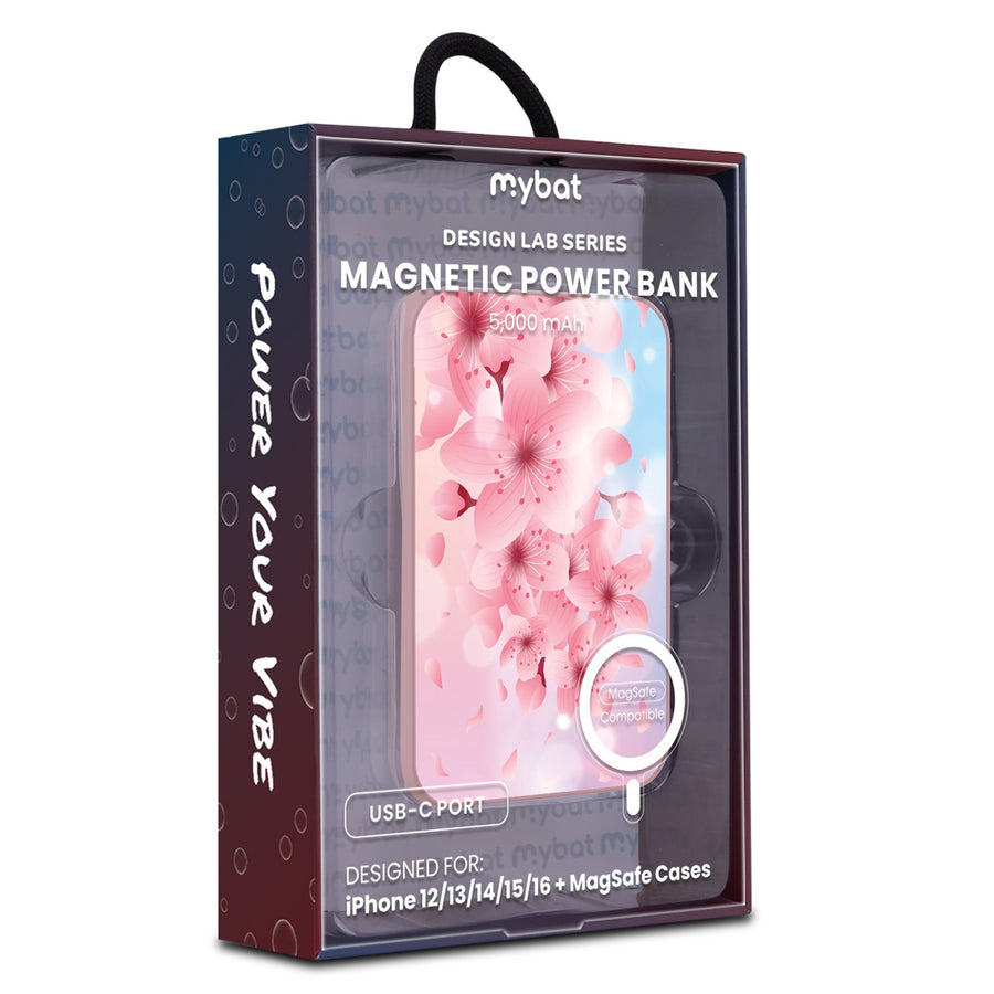 MyBat Design Lab 5000mAh Magnetic Wireless Power Bank - Pink - Cherry Blossoms - MPBBAT133-PK-131-9.jpg