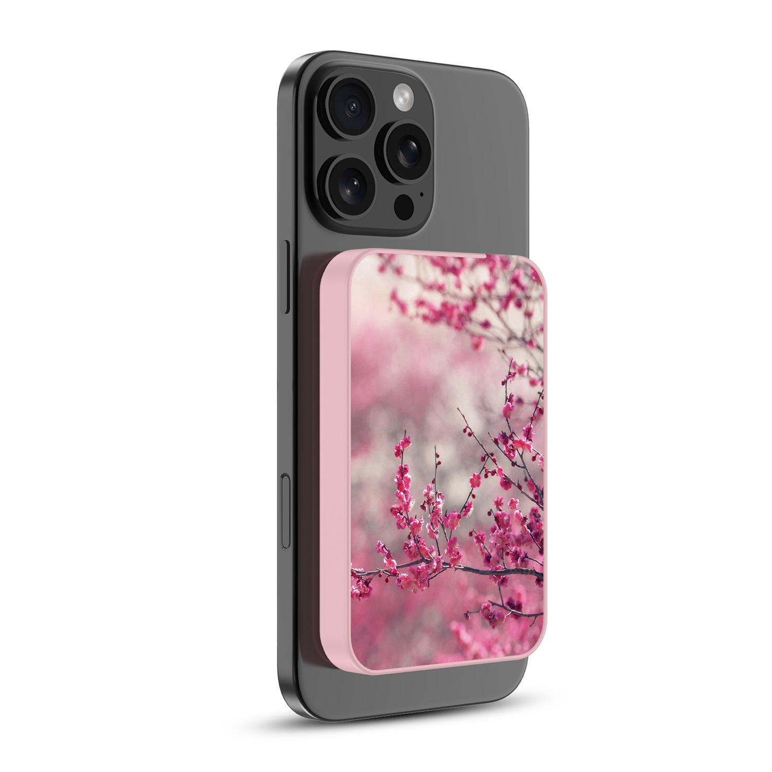 MyBat Design Lab 5000mAh Magnetic Wireless Power Bank - Pink - Sakura Blooms - MPBBAT133-PK-132-2.jpg