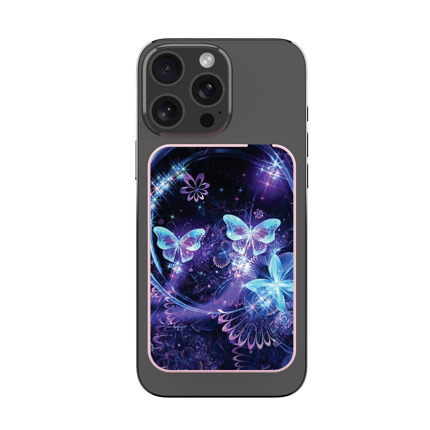 MyBat Design Lab 5000mAh Magnetic Wireless Power Bank - Pink - Butterfly Magic - MPBBAT133-PK-164-3.jpg