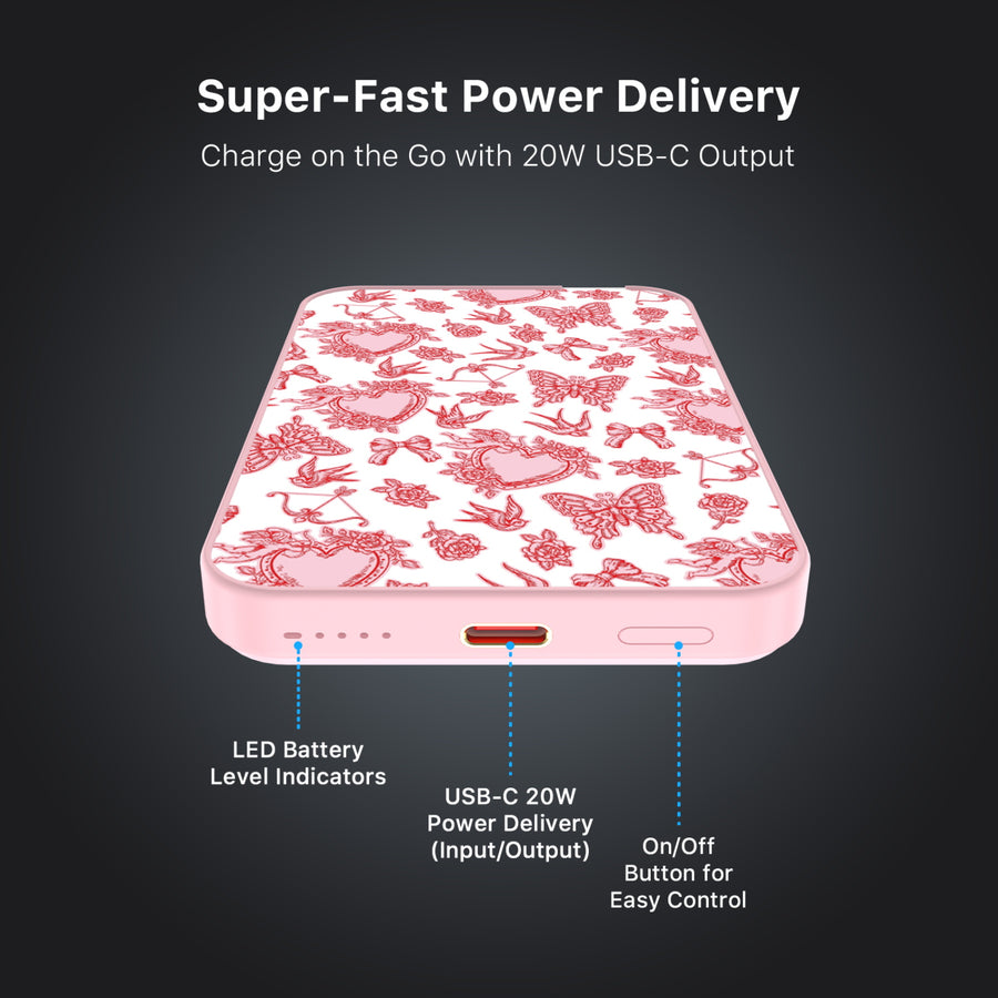 MyBat Design Lab 5000mAh Magnetic Wireless Power Bank - Pink - Sending Love - MPBBAT133-PK-332-7.jpg