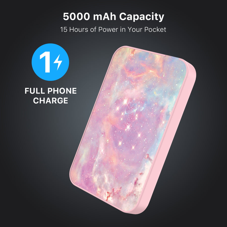 MyBat Design Lab 5000mAh Magnetic Wireless Power Bank - Pink - Pink Galaxies - MPBBAT133-PK-368-8.jpg