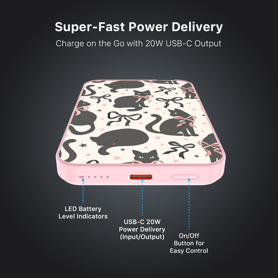 MyBat Design Lab 5000mAh Magnetic Wireless Power Bank - Pink - Coquette Cat - MPBBAT133-PK-410-7.jpg