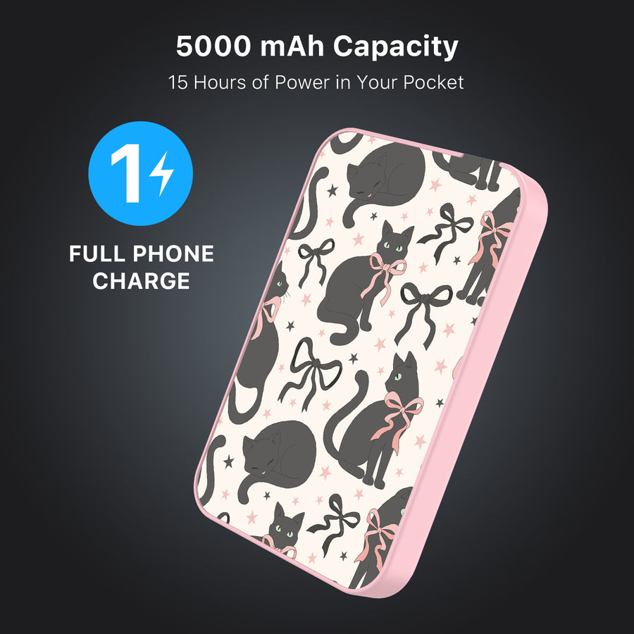MyBat Design Lab 5000mAh Magnetic Wireless Power Bank - Pink - Coquette Cat - MPBBAT133-PK-410-8.jpg