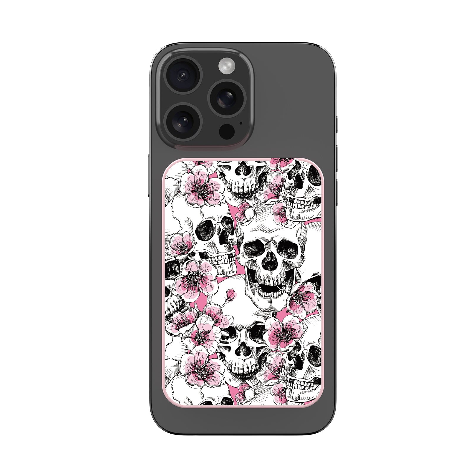 MyBat Design Lab 5000mAh Magnetic Wireless Power Bank - Pink - Death Blooms - MPBBAT133-PK-419-3.jpg