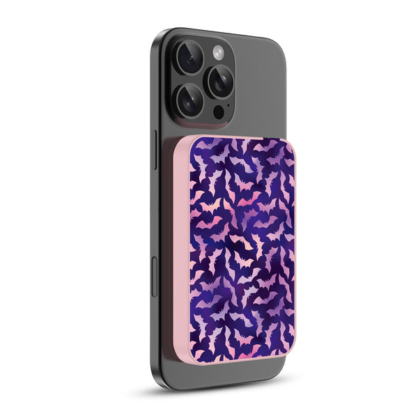 MyBat Design Lab 5000mAh Magnetic Wireless Power Bank - Pink - Twilight Bats - MPBBAT133-PK-422-2.jpg