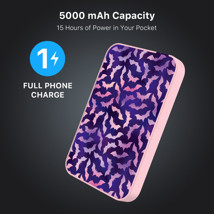 MyBat Design Lab 5000mAh Magnetic Wireless Power Bank - Pink - Twilight Bats - MPBBAT133-PK-422-8.jpg