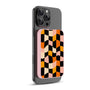 MyBat Design Lab 5000mAh Magnetic Wireless Power Bank - Pink - Groovy Check - MPBBAT133-PK-448-2.jpg