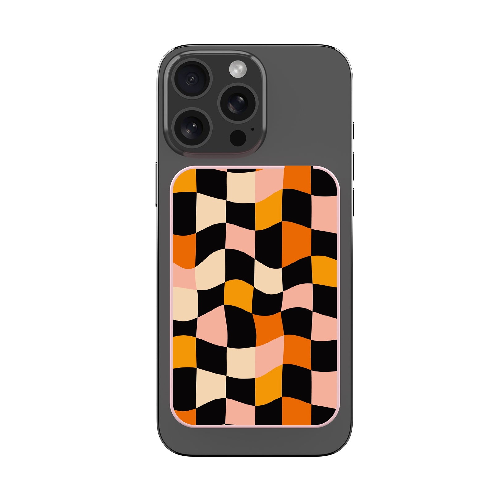 MyBat Design Lab 5000mAh Magnetic Wireless Power Bank - Pink - Groovy Check - MPBBAT133-PK-448-3.jpg