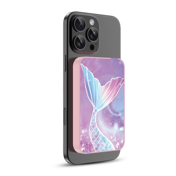 MyBat Design Lab 5000mAh Magnetic Wireless Power Bank - Pink - Mermaid Tail - MPBBAT133-PK-456-2.jpg