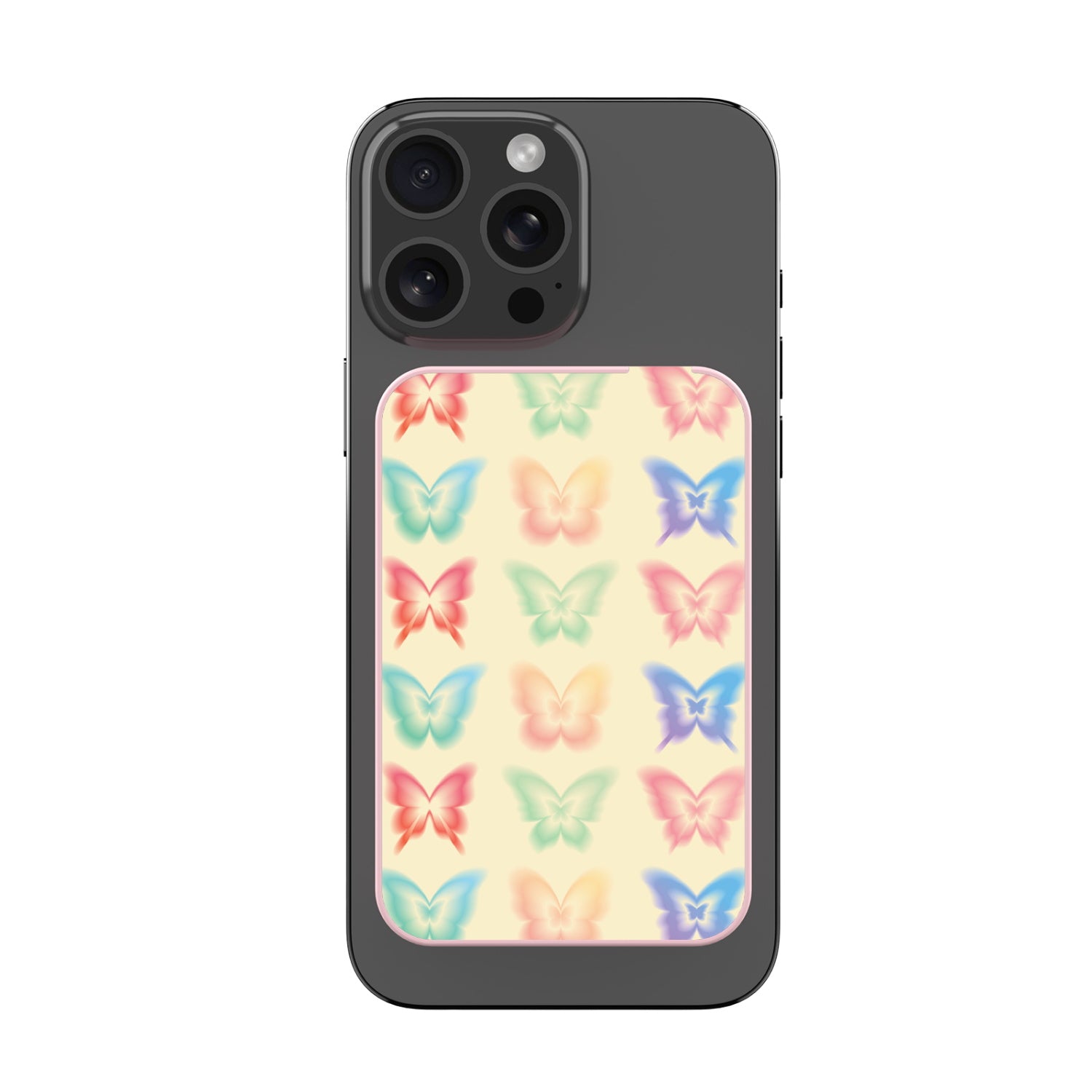 MyBat Design Lab 5000mAh Magnetic Wireless Power Bank - Pink - Technicolor Butterflies - MPBBAT133-PK-487-3.jpg