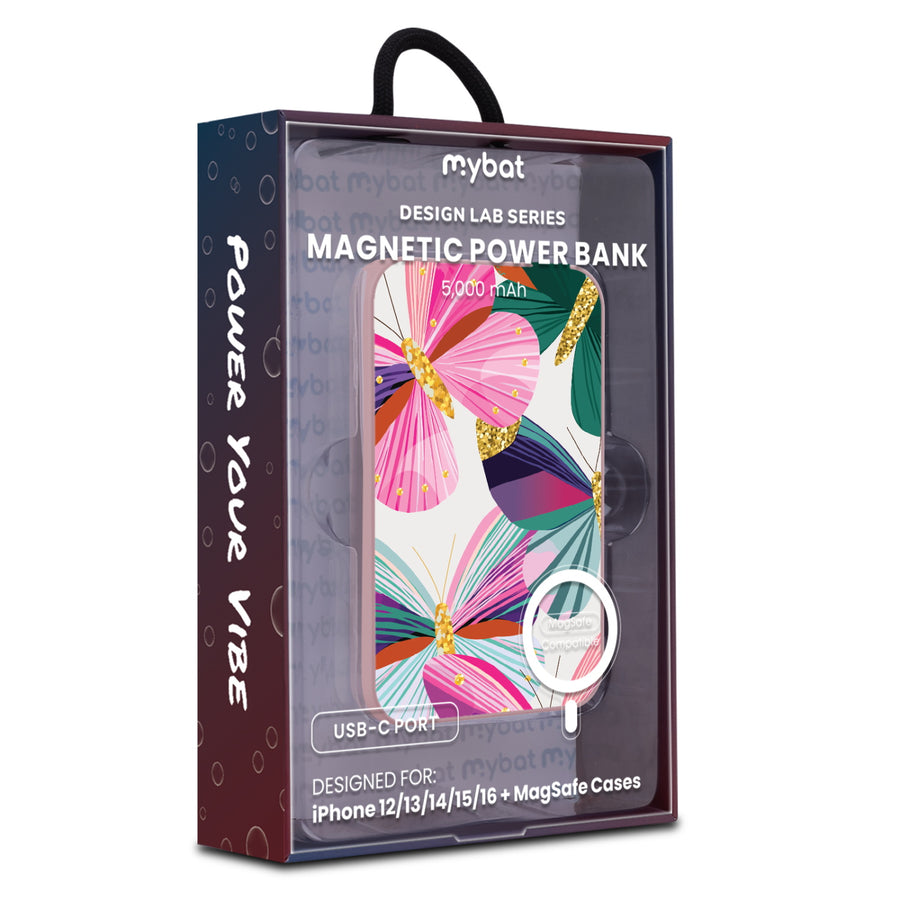 MyBat Design Lab 5000mAh Magnetic Wireless Power Bank - Pink - Bright Flutter - MPBBAT133-PK-489-9.jpg